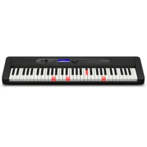 El Teclado Casio Casiotone LKS450 es un teclado portátil con 61 teclas iluminadas, 600 tonos, 200 ritmos y lecciones guiadas. Ideal para aprender y practicar, con conectividad USB y MIDI.