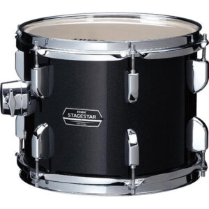 Batería Tama Stagestar ST52H5C-BNS – Batería completa negra con bombo de 22", toms, platillos y snare de 14". Incluye base de bombo, soporte de platillos, y silla ajustable para una experiencia completa. Ideal para bateristas intermedios.