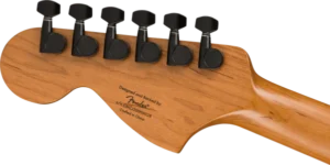 La Squier Contemporary Stratocaster Special HT en Pearl White combina diseño moderno y sonido versátil. Equipada con tres pastillas SQR Alnico, mástil de arce tostado, trastes jumbo y puente fijo Hardtail, ofrece gran estabilidad y tono definido. Su estética elegante y comodidad la hacen ideal para cualquier estilo.