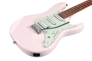 La Ibanez AZES40 es una guitarra eléctrica versátil y moderna, ideal para guitarristas de todos los niveles. Con cuerpo de álamo, mástil de arce y diapasón de jatoba, ofrece un tono equilibrado y cómodo.