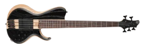 Ibanez BTB865SC-WKL | Bajo Eléctrico 5 Cuerdas Neck-through, escala 35”, cuerpo de fresno y okoume, diapasón de palisandro. Pastillas Bartolini BH2, ecualizador de 3 bandas, puente MR5 y rampa de dedos desmontable. Ideal para bajistas profesionales.