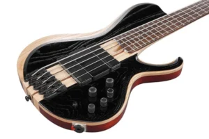 Ibanez BTB865SC-WKL | Bajo Eléctrico 5 Cuerdas Neck-through, escala 35”, cuerpo de fresno y okoume, diapasón de palisandro. Pastillas Bartolini BH2, ecualizador de 3 bandas, puente MR5 y rampa de dedos desmontable. Ideal para bajistas profesionales.