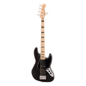 Squier Affinity Jazz Bass V Activo – 5 Cuerdas | Bajo eléctrico con cuerpo de álamo, mástil de arce, pastillas activas y ecualización de 2 bandas. Sonido potente y versátil para cualquier estilo.