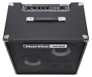 Hartke HD500: combo de bajo 500W con parlantes HyDrive de 10", potente, portátil y profesional.
