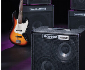 Hartke HD500: combo de bajo 500W con parlantes HyDrive de 10", potente, portátil y profesional.