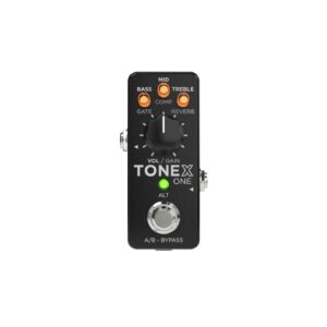 Pedal compacto de modelado por IA con 3 presets, sonido profesional y compatibilidad total con TONEX. Ideal para escenario o estudio.