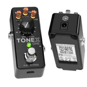 Pedal compacto de modelado por IA con 3 presets, sonido profesional y compatibilidad total con TONEX. Ideal para escenario o estudio.