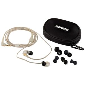 In-Ears Shure SE215-CL Transparentes – Monitores in-ear profesionales con sonido claro, bajos profundos y excelente aislamiento. Diseño ergonómico, cable desmontable y estilo transparente para músicos, ingenieros y audiófilos exigentes.