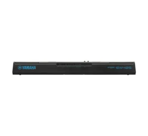 Yamaha PSR-EW425 es un teclado portátil de 76 teclas sensibles al tacto con altavoces de alta potencia, 820 sonidos, 290 estilos, entrada de micrófono y conexión USB Audio/MIDI para grabar o tocar en vivo.