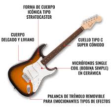 Guitarra Eléctrica Fender Squier Debut Stratocaster con empaque original