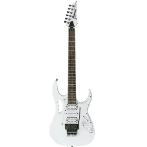 Guitarra eléctrica Ibanez JEM JR-WH blanca vista frontal
