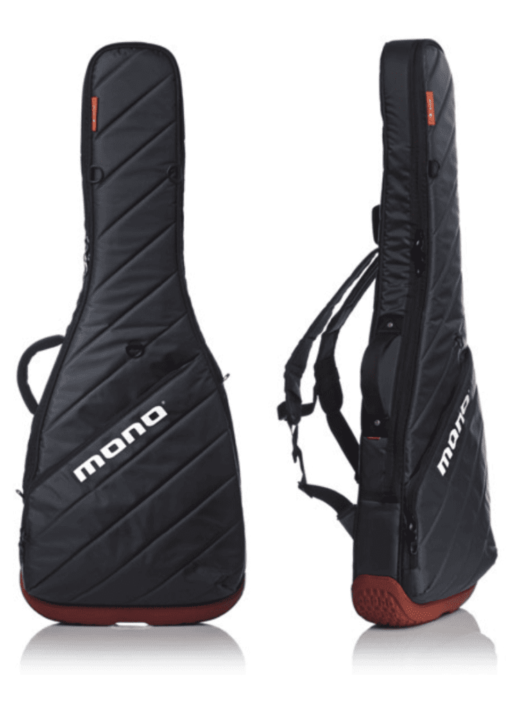 Estuche premium Mono M80 Vertigo color negro, ideal para transporte seguro del bajo.