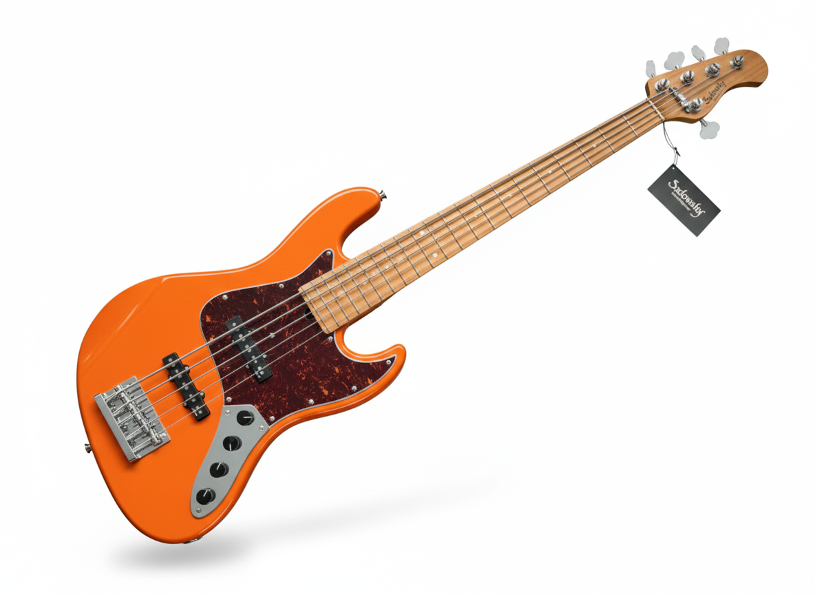 Sadowsky MetroExpress 5 cuerdas modelo Vintage 5JJ acabado naranja metálico