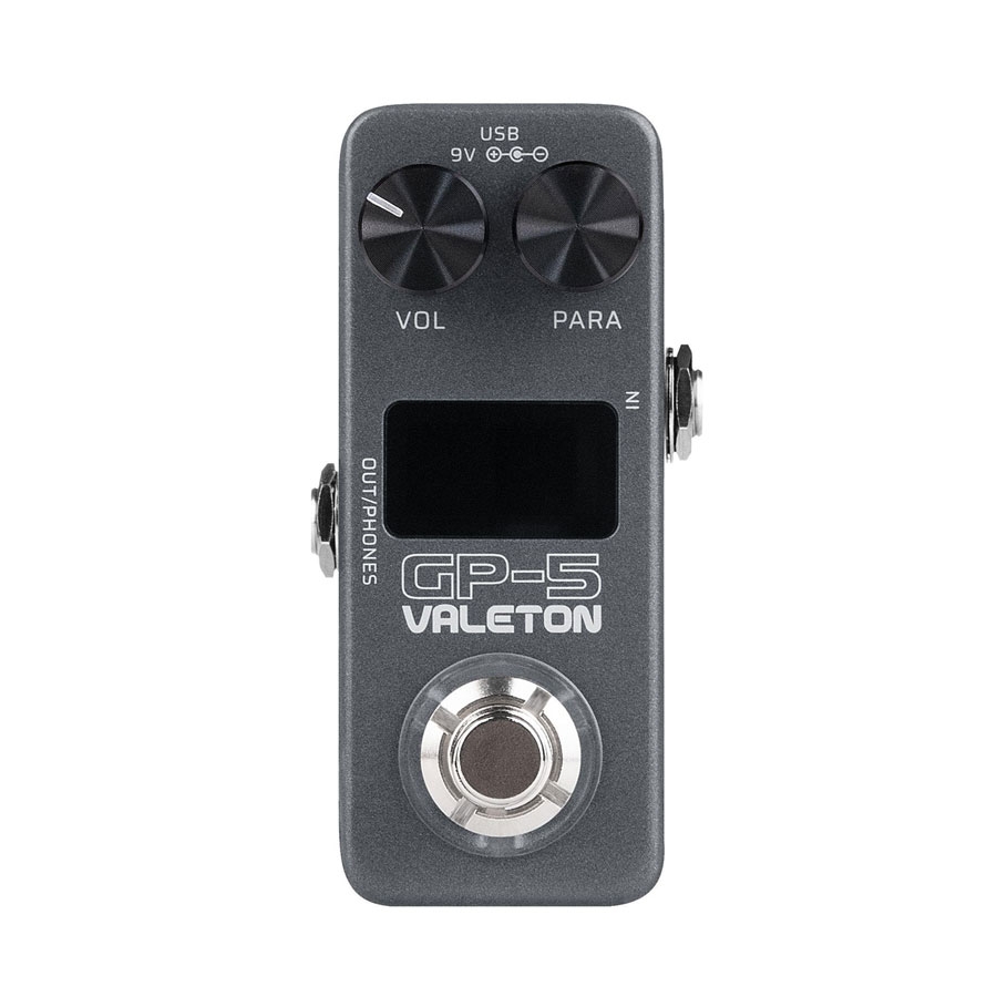 Valeton GP-5 multiefectos con interfaz sencilla y salida USB para grabación
