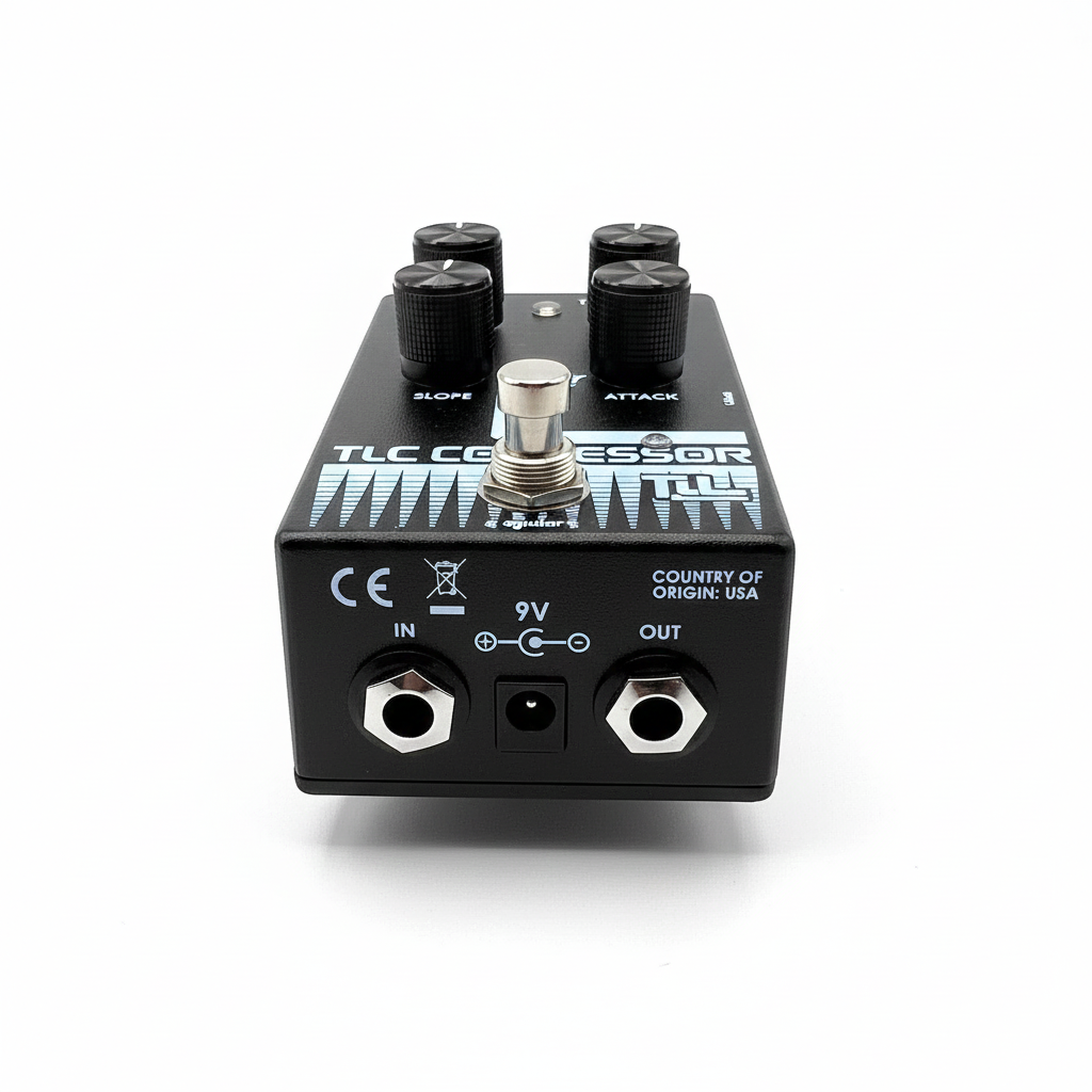 Compresor TLC 2 Bass Compressor con construcción robusta y formato pedal