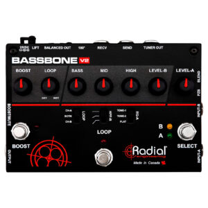 Pedal Aguilar Bassbone Preamp V2 para bajo eléctrico