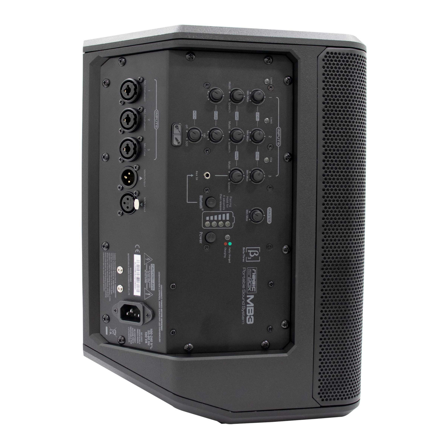 Altavoz activo Beta Three MB3-8 con batería recargable y Bluetooth