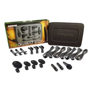 Kit profesional de micrófonos Shure diseñado para batería acústica.