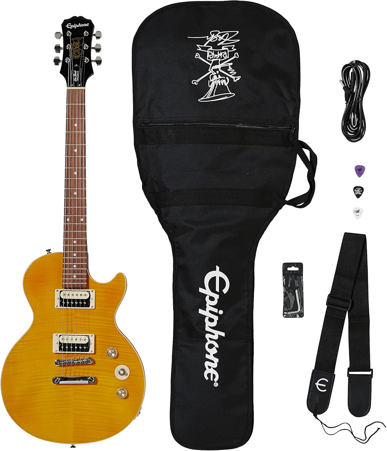 Guitarra Epiphone Les Paul Special II ideal para rock y blues.