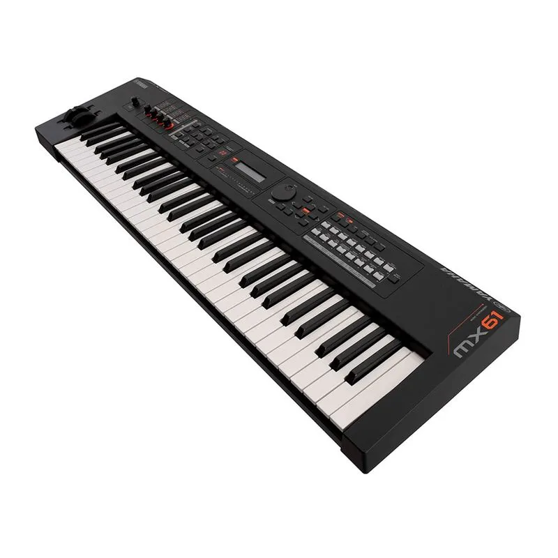 Teclado Yamaha MX61BKU con conexión USB MIDI para producción musical