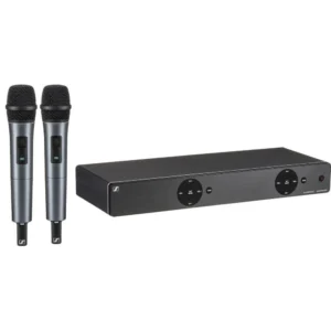 Sistema inalámbrico dual Sennheiser XSW 1-825 con receptor y dos transmisores de mano