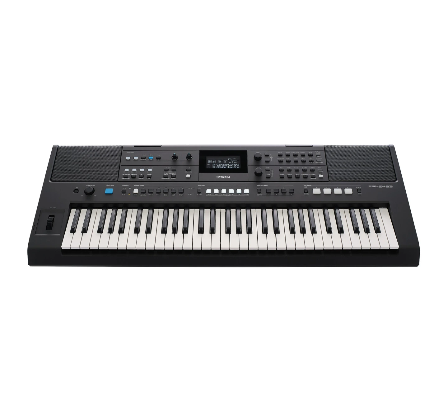 Yamaha PSR-E483 con sonidos avanzados y estilos automáticos