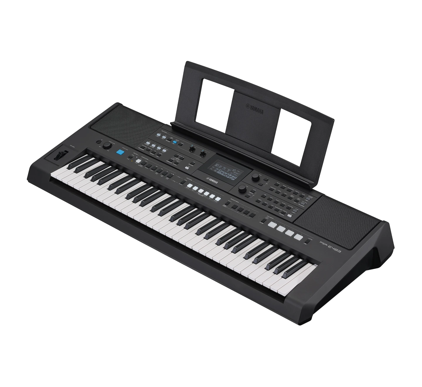 Teclado musical Yamaha PSR-E483 para aprendizaje y producción