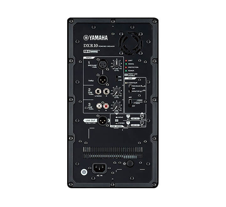 Cabina profesional Yamaha DBR10 con amplificador integrado y gran portabilidad