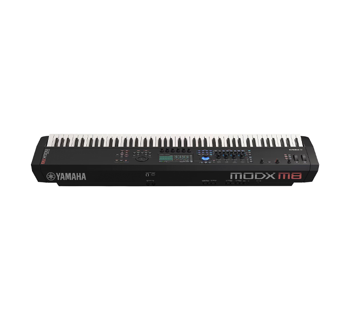 Yamaha MODX8+ con motores de sonido AWM2 y FM-X
