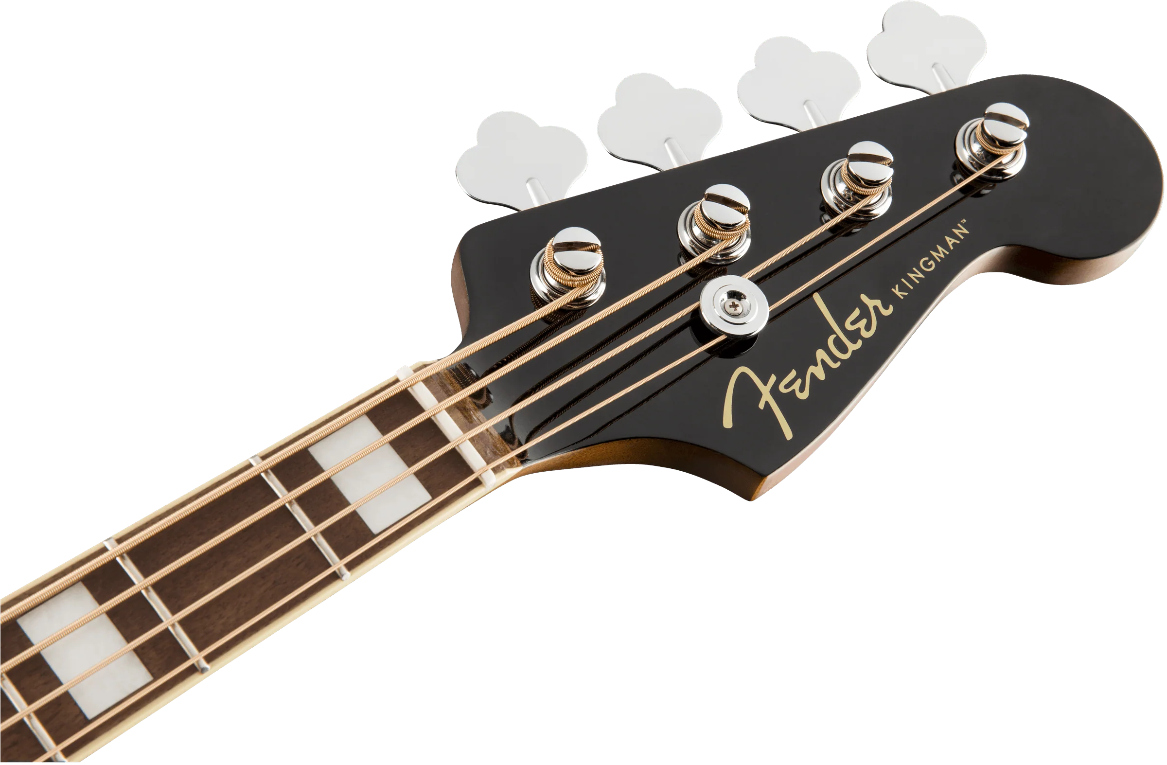 Fender Kingman Bass con tapa sólida de abeto y cuerpo de caoba.