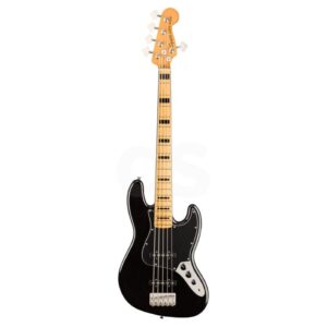 Bajo eléctrico Fender Squier Classic Vibe 70s Jazz Bass V Black de 5 cuerdas.