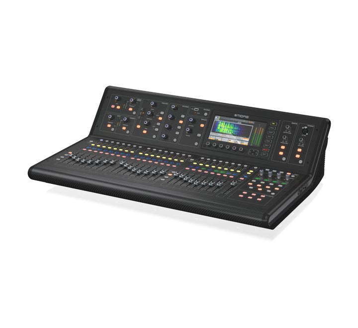Mezclador digital profesional M32 LIVE MIDAS con audio de alta calidad, pantalla TFT y procesamiento DSP de 40 bits.