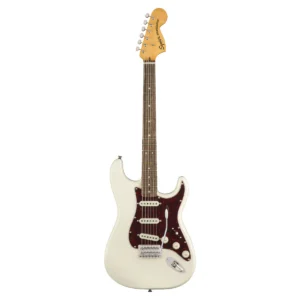 Guitarra eléctrica Squier Classic Vibe 70s Stratocaster Olympic White con diapasón Laurel.